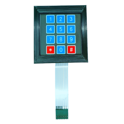 4x3 Keypad Panel Mounted Enclosure