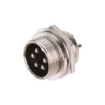 GX16 5-Pin Male Connector - Durable Aviation & Audio Equipment Connection