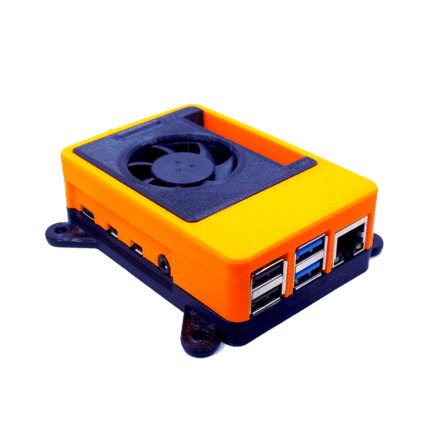 3D Printed Raspberry Pi 4 wall mount Case