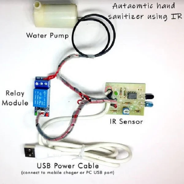 automatic hand sanitizer