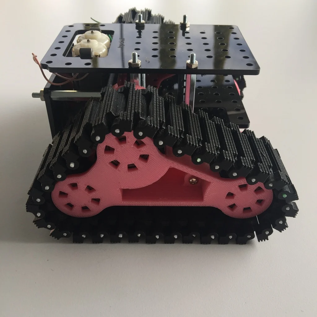 Mini Prototyping Tank Robot MR6 Mini Prototyping Tank Robot BO Motor Compactable - 3D Printed Parts Only (Electronics Not Included) - 067 - Image 2