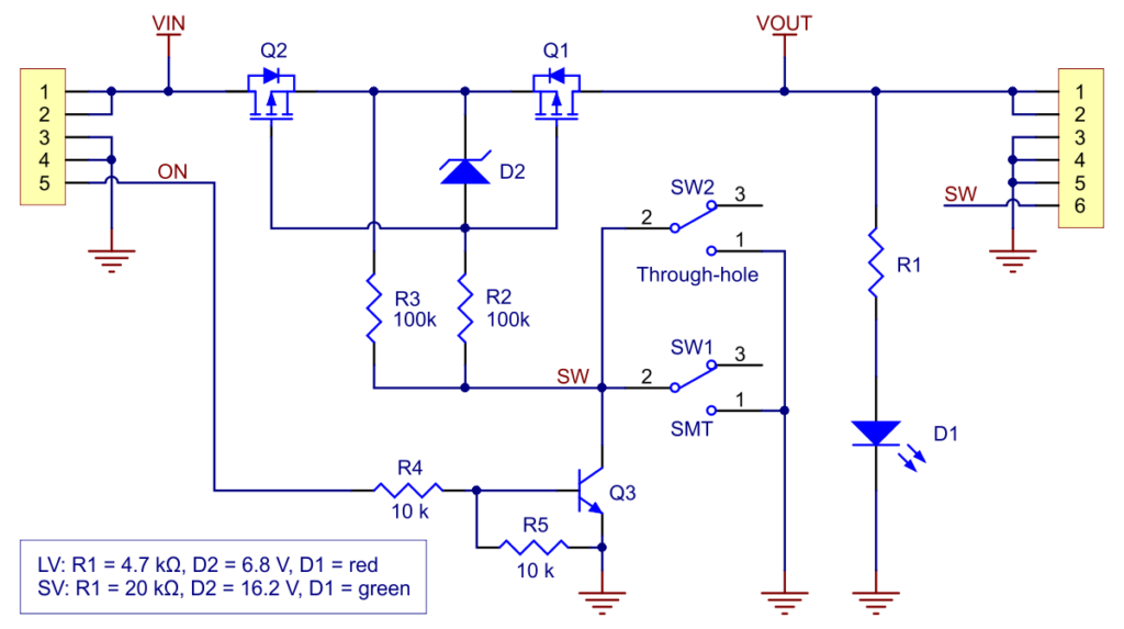 reverse voltage protection for displays