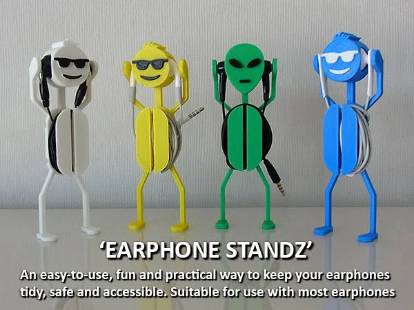 3D printed earphone stand