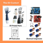 3D Printed EMG-Controlled Prosthetic Hand Kit | DIY Bionic Hand for Biomedical & Robotics Projects (55) - Image 2
