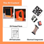 DIY Solder Smoke Extractor Kit with 3D Printed Parts & High-Efficiency Fan – Build Your Own Fume Absorber - Image 2