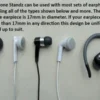 3D printed earphone stand
