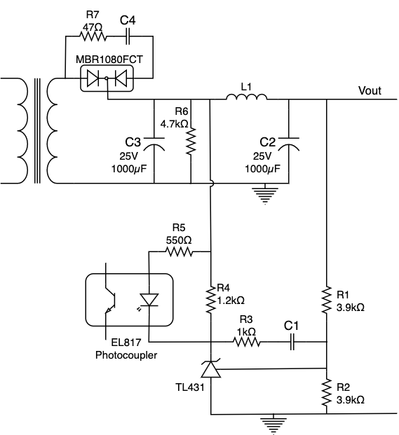 SMPS output voltage tuning