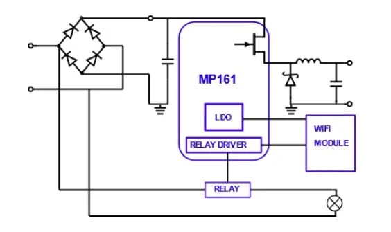 Low voltage smart bulb power design