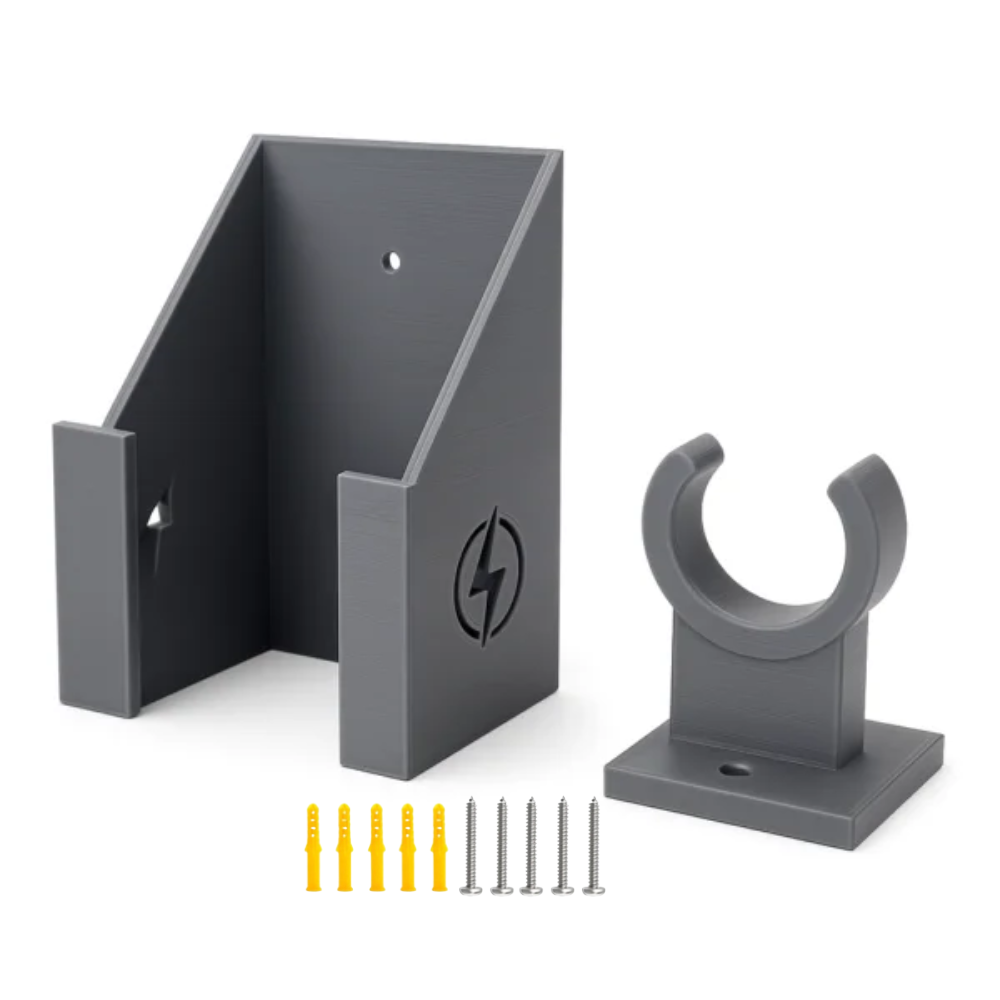 Untitled design - 2025-06-09T184256.341 Portable Charger Holder Compatible with Ather 450 and 450X Scooter Chargers | Wall Mounted Durable Organizer for Secure Charging & Storage - 098 - Image 1