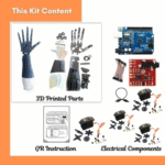 3D Printed EMG-Controlled Prosthetic Hand Kit | DIY Bionic Hand for Biomedical & Robotics Projects (55) - Image 2