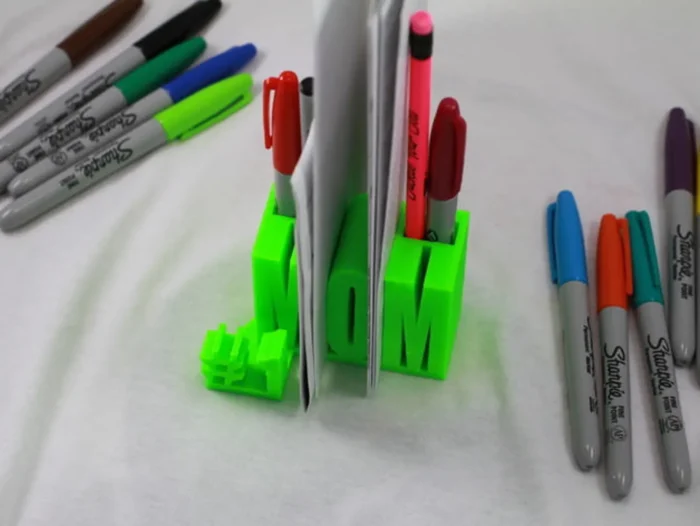 3D Printed No 1 Mom Desk Organizer – Pen & Stationery Holder | Thoughtful Mother's Day Gift for Moms, Teachers, Professionals & Bosses - 107 - Image 2