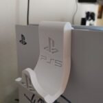 Wall Mount for PS5, PS4, Xbox Controllers | Universal Gamepad Holder with Adhesive Tape | DualSense, DualShock, Xbox Series X/S | Game Controller Stand for Desk or Wall – Black - 100