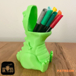 3D Printed Chubby T-Rex Dino Pencil Holder – Fun & Functional Desk Organizer | Best Gift for Your Chubby Friend - 114