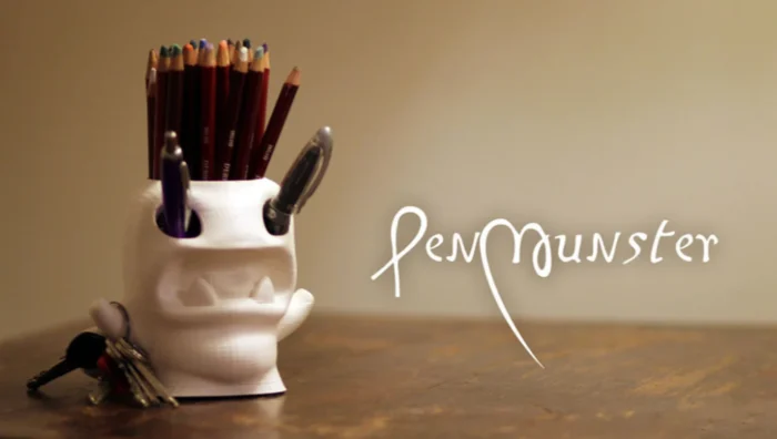 3D Printed Cute Monster Pen Holder – Whimsical Desk Organizer for Students, Teachers, Professionals & Bosses | Fun and Functional Office Accessory - 106 - Image 1