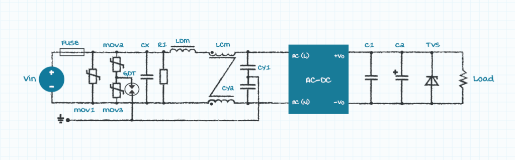 SMPS voltage spike protection