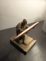 Knight of the Quill – 3D Printed Medieval Knight Pen Holder | Unique Desk Organizer | Cool Gift for Office, Student s, Gamers & History Lovers  - 132 - Image 2