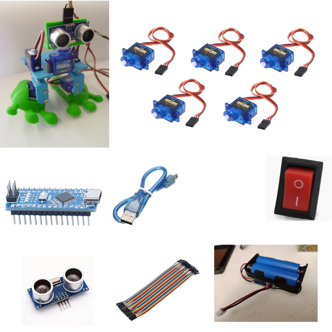 Servo Build A Walking Robot Walking Robot Micro Servo Robot