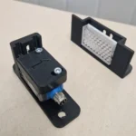 Adjustable Sensor & Reflector Mount | Bracket for SICK GL6 and Similar Photoelectric Beam Sensors – Conveyor Counting Setup (Mount Only) - (177)
