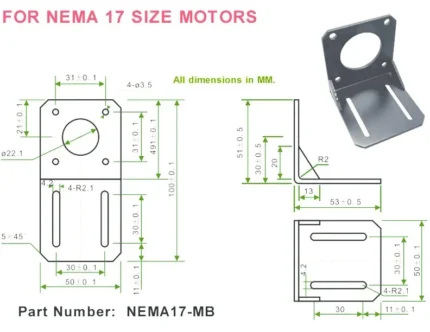 nema 17 size