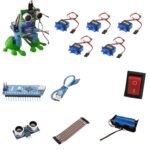 Arduped Biped DIY Walking Robot Kit – Compatible Biped Robot with Ultrasonic Obstacle Avoidance – STEM Educational Project for Kids & Beginners - (122))