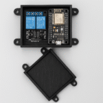3D Printed NodeMCU V3 Double Relay Case | Enclosure with Mounting for ESP8266 Module & Dual Relays – Protective IoT Automation Box - (175)