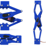 Linear Actuator Lifting Table Hubtisch Diy for Assembly | 3D Printed Scissor Jack Mechanism for MG996R Servo & Similar Motors | DIY Robotics & Automation Project Kit - (143)