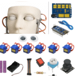 Face with Dual Eye /Bionic robot /Eye Robot Mechanism Animatronics | Simplified Eye Movement Control DIY KIT 3D and Electronic Parts - (077)