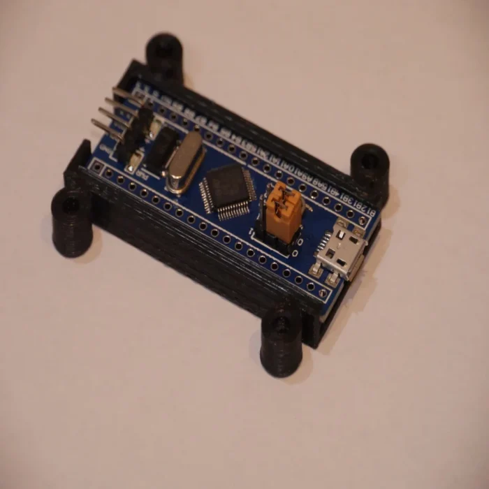 3D Printed Blue Pill Mount | STM32F103C8T6 Board Holder with Mounting Holes for IoT & Automation Projects - Image 1