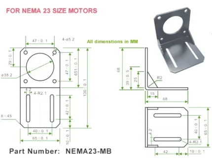 nema 23 size