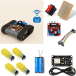 Wi-Fi Controlled Robot Tank Kit