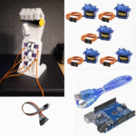 Simple DIY Robotic Prosthetic Hand Kit with Arduino Uno & SG90 Servos – 3D Printed Bionic Hand for STEM, Robotics & Learning - (030)
