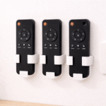 Universal BLDC Fan Remote Holder – Wall Mount Bracket for Atomberg & Other Fans | 3D Printed White PLA | Self-Adhesive, No Drill | Pack of 3