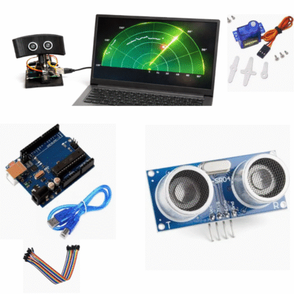 DIY Radar System Project Kit for Students | Ultrasonic Scanning Detection Model| STEM Electronics Engineering Kit