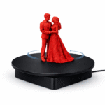 Motorized Photography Turntable 20cm | Heavy Duty AC Powered 3KG Load | 360 Rotating Display Stand for Product Photography | Jewelry Video Shooting | Made in India - Black