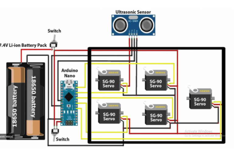 ArduPed Biped Walking Robot – Arduino